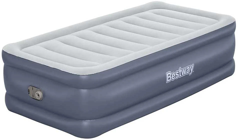 Vienvietis pripučiamas čiužinys su pompa Bestway 191x97x51 cm