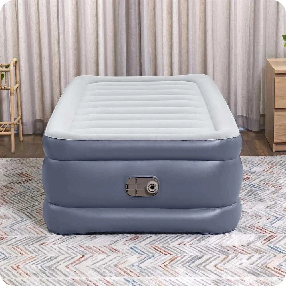 Vienvietis pripučiamas čiužinys su pompa Bestway 191x97x51 cm