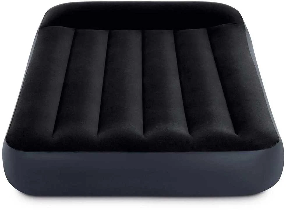 Pripučiamas čiužinys 191x99x25 cm su stūmokliniu pompa INTEX 64141