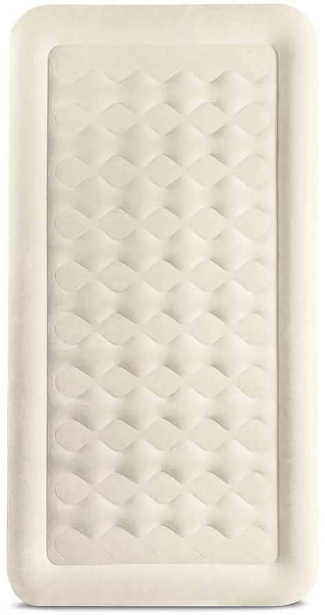 Pripučiamas čiužinys INTEX Twin Ultra Plush su integruota elektrine pompa, 99×191×46 cm