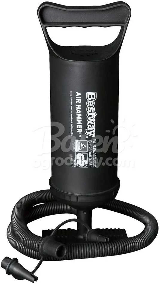 Pripučiamas čiužinys 203x152x22 cm su stūmokliniu pompa Bestway 67003
