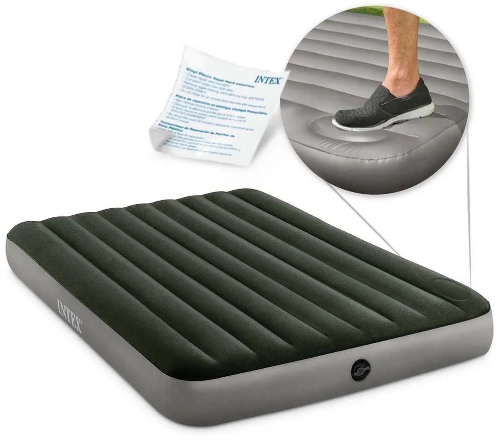 Pripučiamas čiužinys INTEX Queen Downy 203x152x25cm
