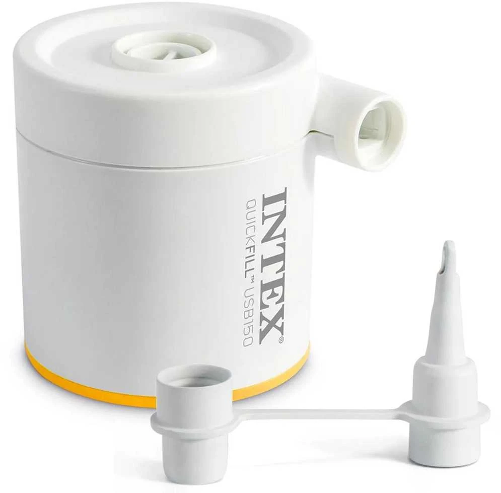Pripučiamas čiužinys 203x152x30 cm su elektriniu pompa INTEX 64179