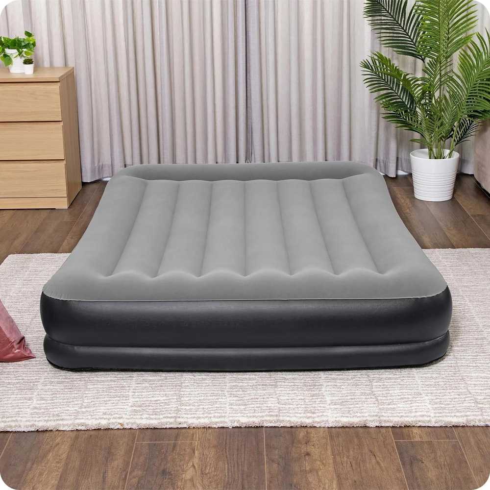 Pripučiamas čiužinys Bestway 67725 Tritech Queen 203x152x36 cm, su integruota pompa