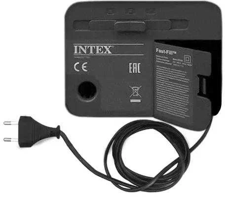 Pripučiamas čiužinys 203x152x56cm su įmontuotu elektriniu siurbliu INTEX 64418
