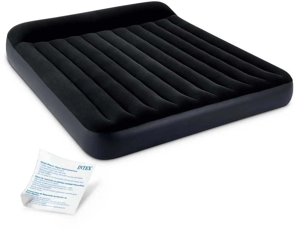 Intex Pripučiamas čiužinys su pagalvėle Dura-Beam Classic 183x203x25 cm #64144