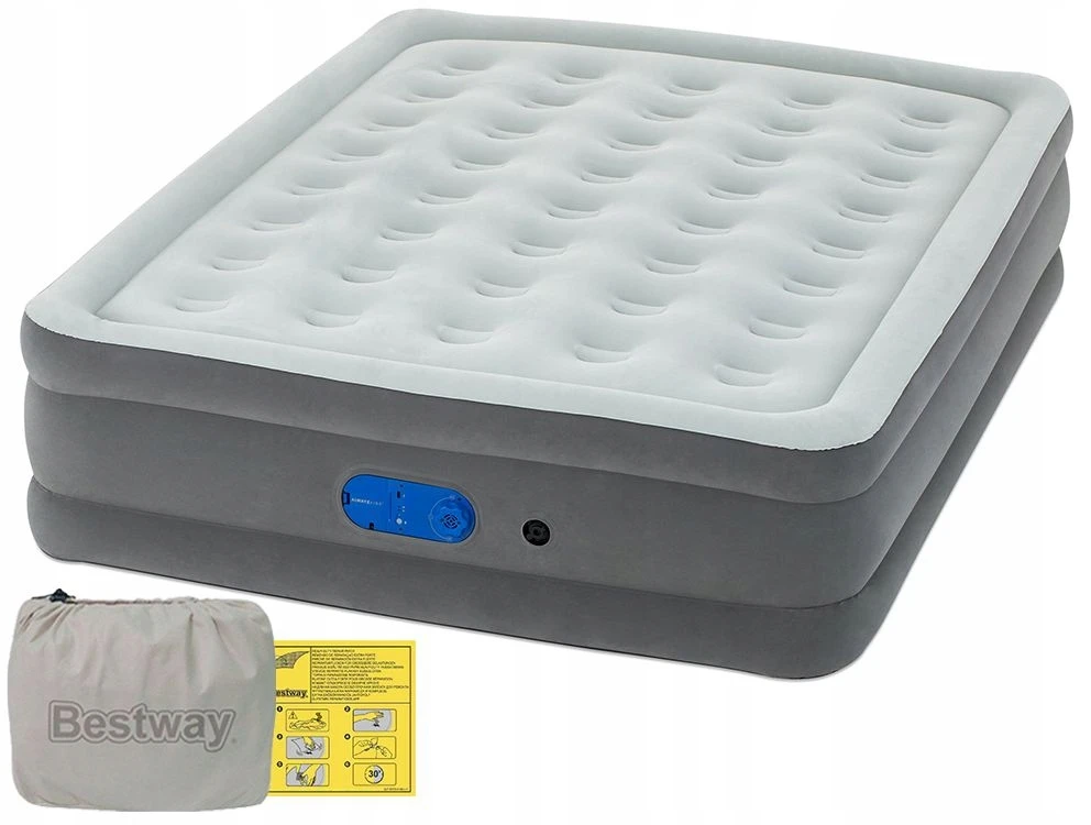Bestway Pripučiama lova AlwayzAire, pilka, 203x152x46cm, dvivietė