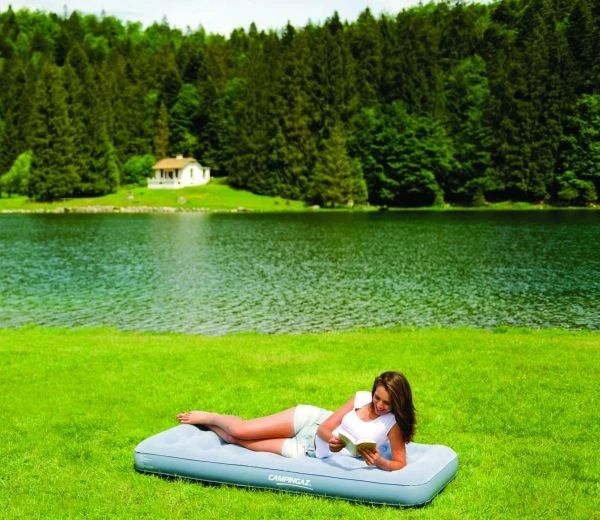 Pripučiamas čiužinys Campingaz Quickbed Single, šviesiai mėlynas