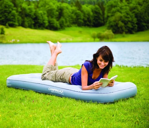 Pripučiamas čiužinys Campingaz Quickbed Single, šviesiai mėlynas