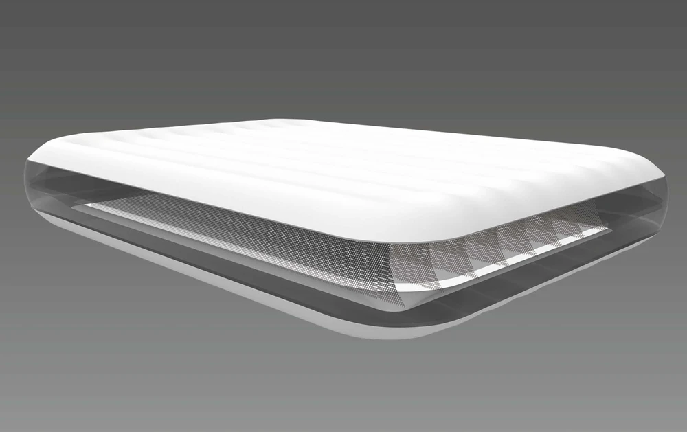 Pripučiamas čiužinys Bestway 150 x 203 x 30 cm su USB pompa