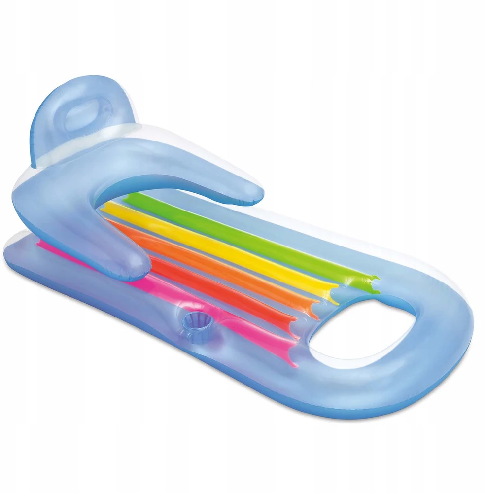 Intex King Cool 2in1 pripučiamas čiužinys ir gultas maudymuisi bei deginimuisi, 160 x 85 cm, sidabrinis