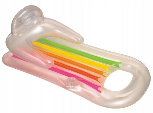 Intex King Cool 2in1 pripučiamas čiužinys ir gultas maudymuisi bei deginimuisi, 160 x 85 cm, sidabrinis