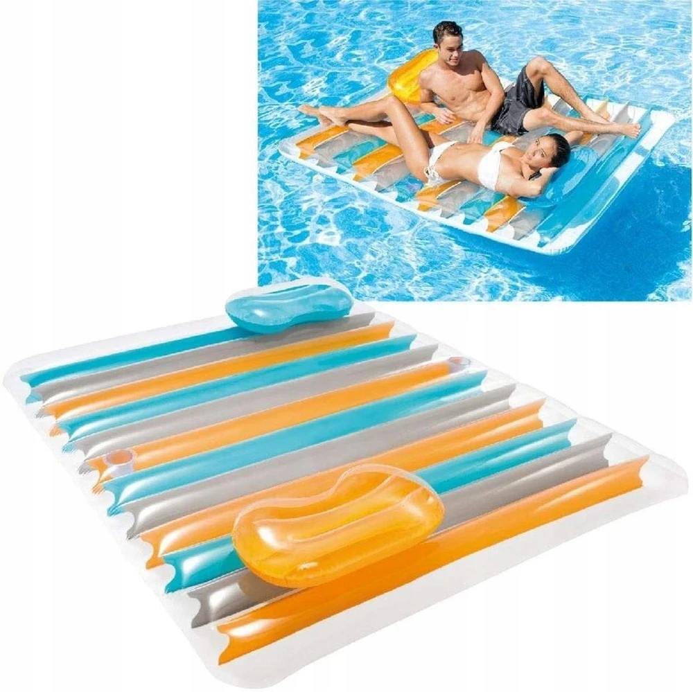 Pripučiamas čiužinys - gultas Intex Double Lounge 198x160 cm