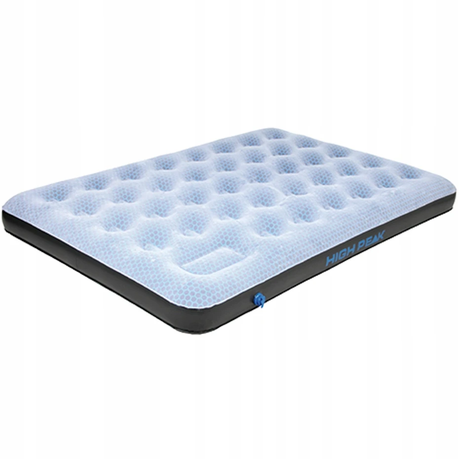 Veliūrinis čiužinys High Peak Double Comfort Plus, pilkas-mėlynas-juodas, 40025