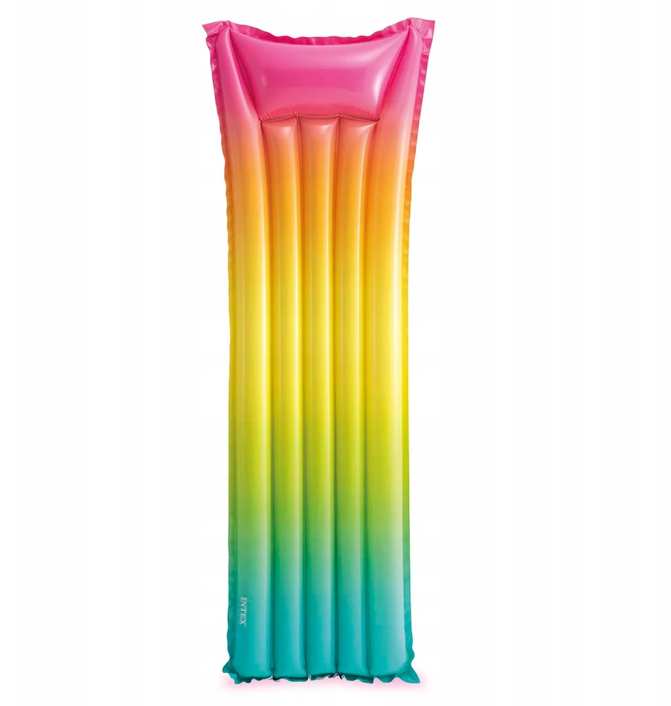 Pripučiamas čiužinys Intex Rainbow, 170x53x15 cm