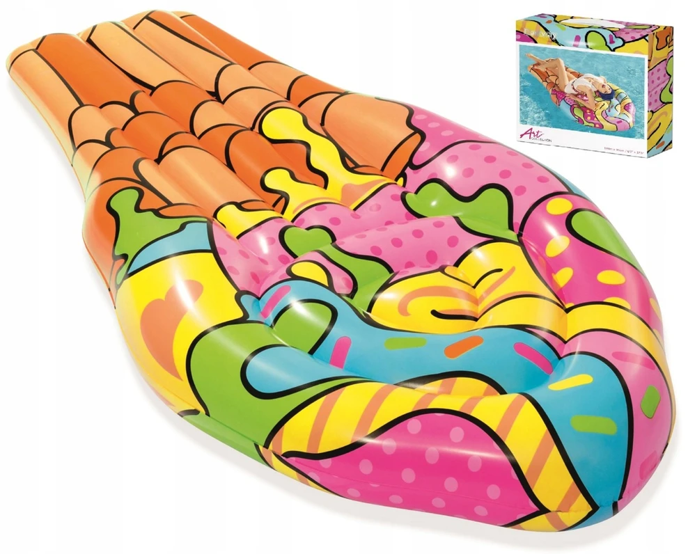 BESTWAY pripučiamas čiužinys Ledai POP 1.88mx 95cm, 43185