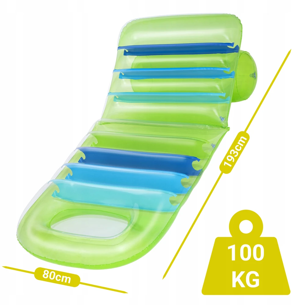 Pripučiamas čiužinys plaukimui vandens gultuke Reguliuojamas 193x80 cm Bestway 43962