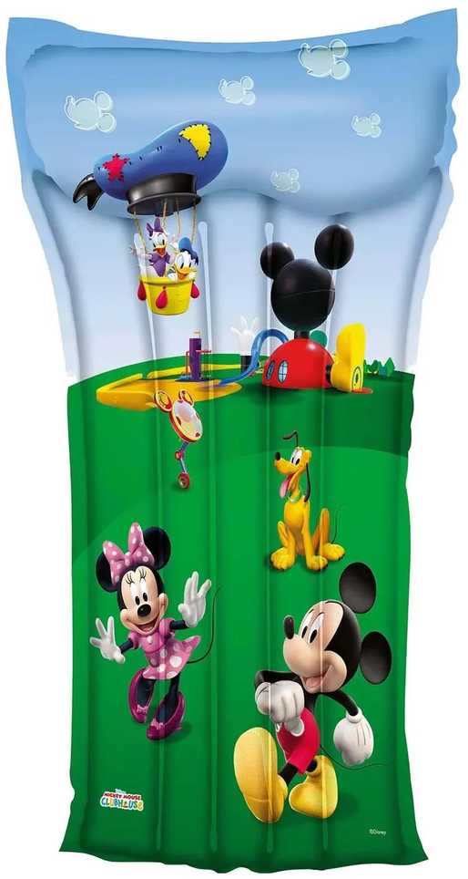 Pripučiamas čiužinys vaikams „Mickey“, 119 x 61 cm, „Bestway 91006“.