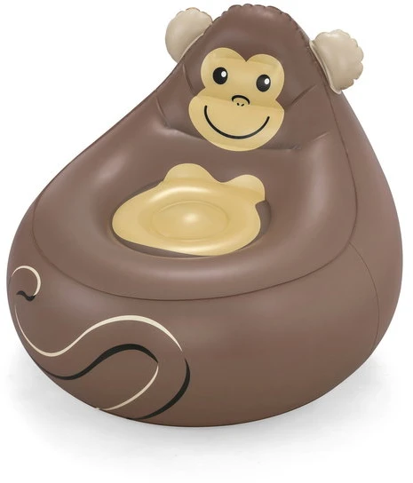 Pripučiamas fotelis Bestway Monkey, 72 x 72 x 64 cm