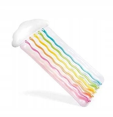 Pripučiamas paplūdimio čiužinys Intex Rainbow Cloud, 198x91 cm