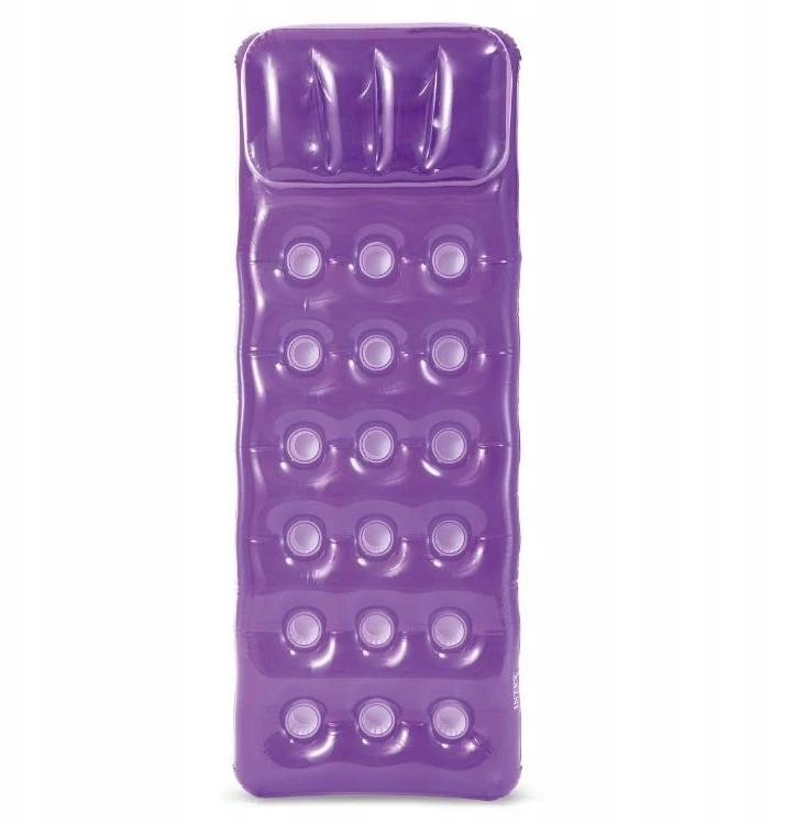 Pripučiamas plaukimo čiužinys 188 x 71 cm violetinės spalvos - 58890 INTEX