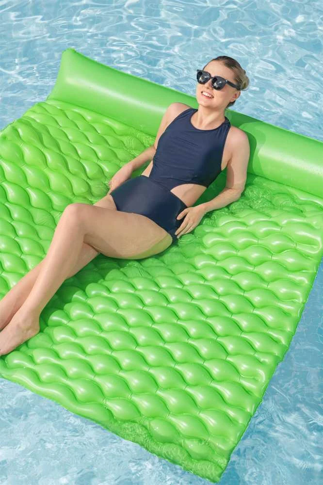 Trys Vietos Pripučiama Plaukimo Čiužinys Bestway, 213 x 170 x 21 cm