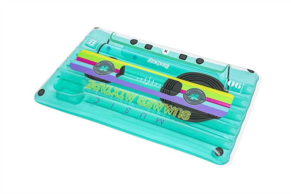 Pripučiamas plaukimo čiužinys Retro Beats Bestway 174x117cm