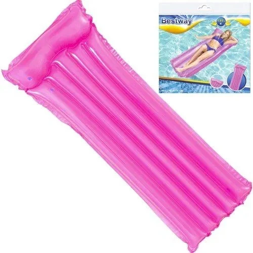 Pripučiamas plaustas Bestway 183x76 cm, įvairių spalvų