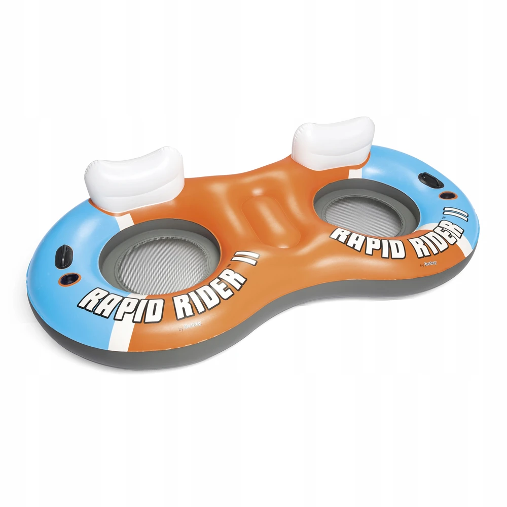 Pripučiamas plaustas Bestway Hydro-Force Rapid Rider II, 251x132 cm, oranžinis