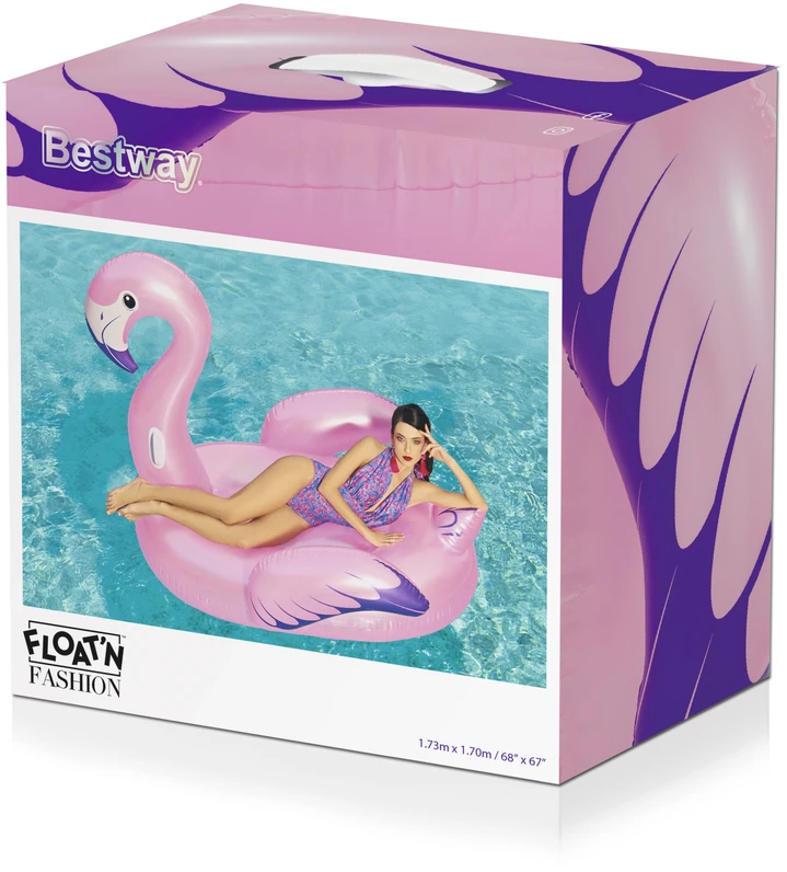 BESTWAY pripučiamas Flamingas, 1,73m x 1,70m, 41119