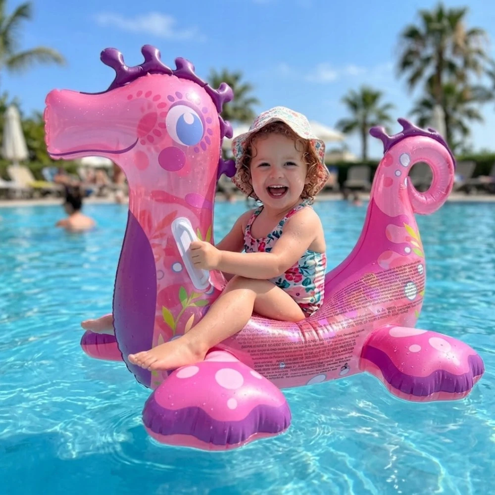 Pripučiamas Sea Horse didelis pripučiamas žaislas 119cm JILONG