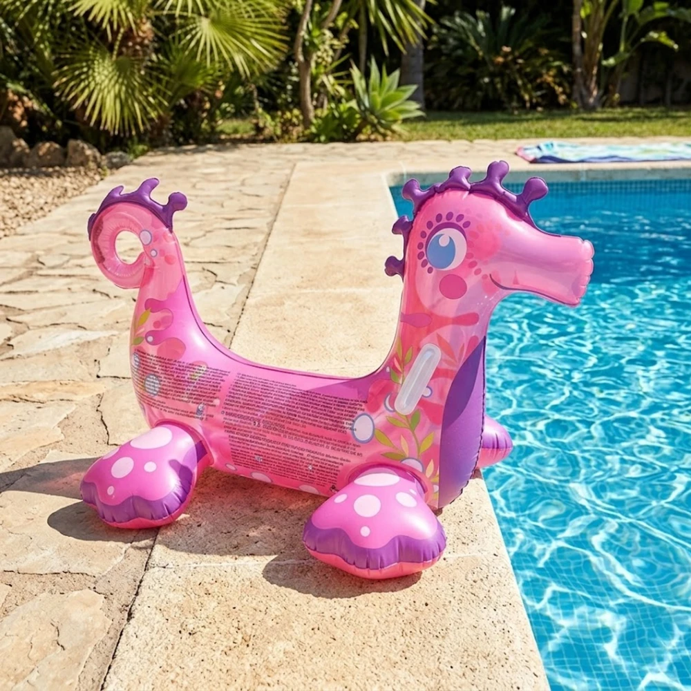 Pripučiamas Sea Horse didelis pripučiamas žaislas 119cm JILONG