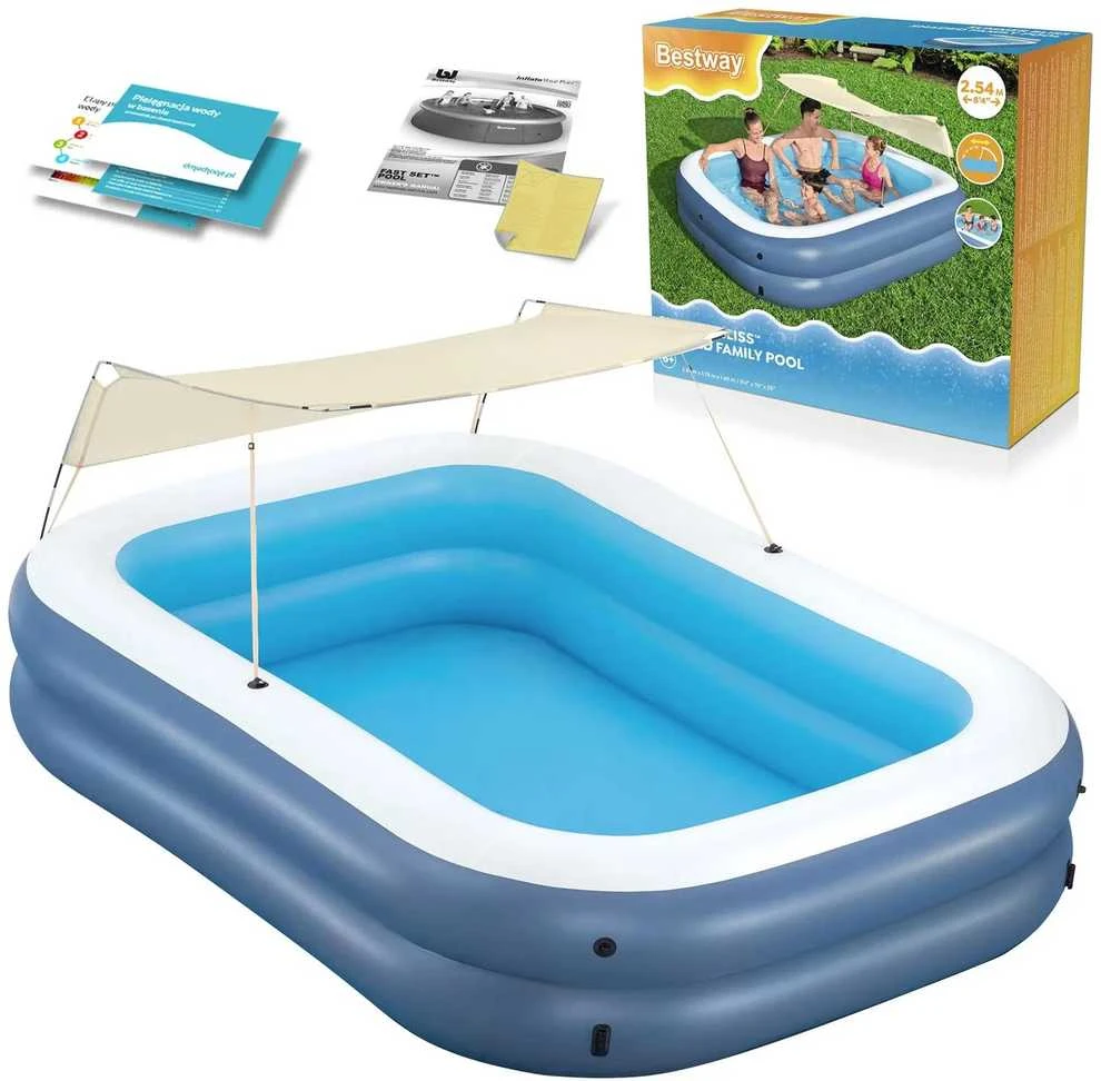 Baseinas 254x178x140cm Su stogu BESTWAY