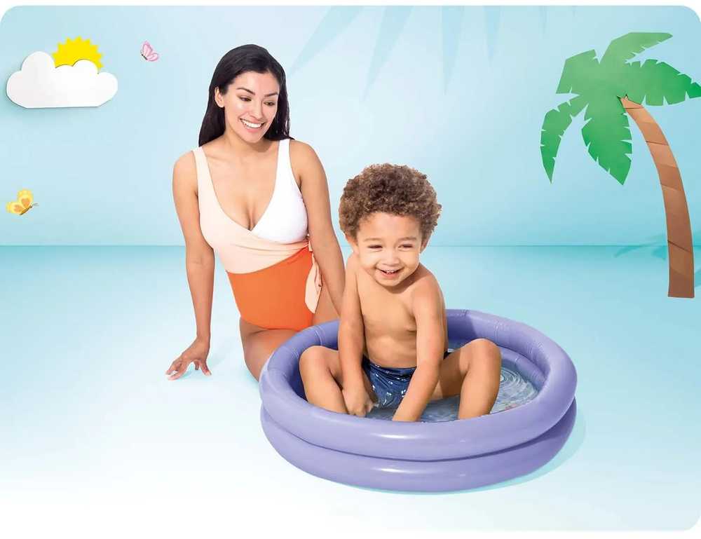 Pripučiamas vaikiškas baseinas su aštuonkoju 61 x 15 cm Intex 59409