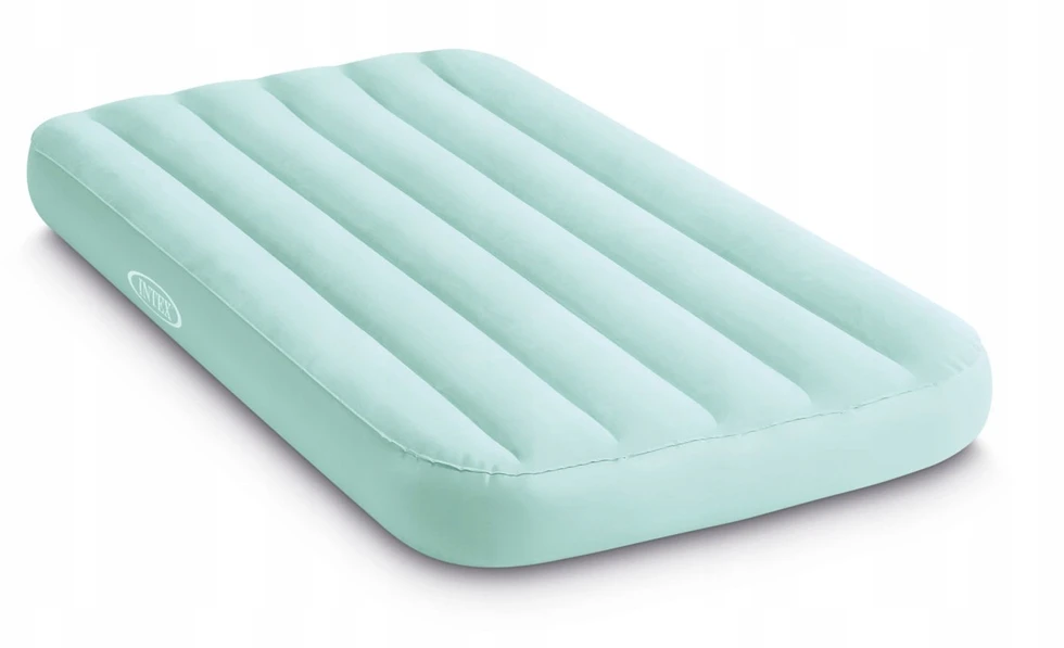 Pripučiamas vaikiškas čiužinys miegui 157x88x18 mėlynas INTEX 66803