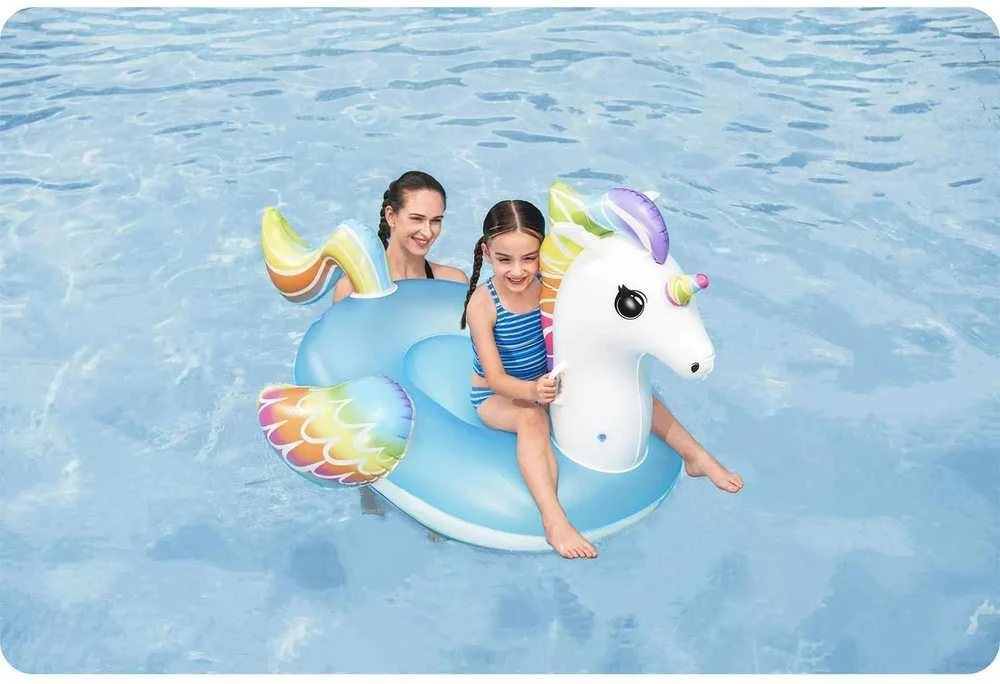 BESTWAY pripučiamas vienaragis Fantasy 1.50m x 1.17m, 41114
