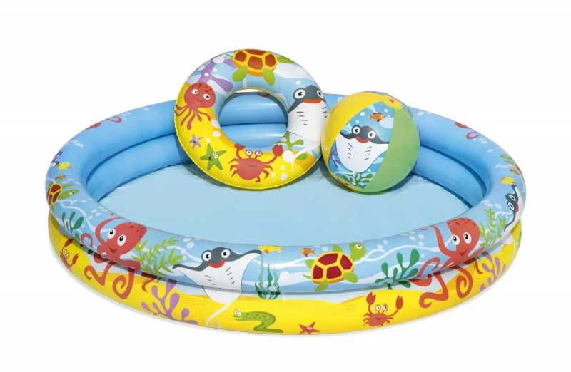BESTWAY pripučiamas baseino rinkinys vaikams Play Pool , 1.22m x 0.20m, 51124