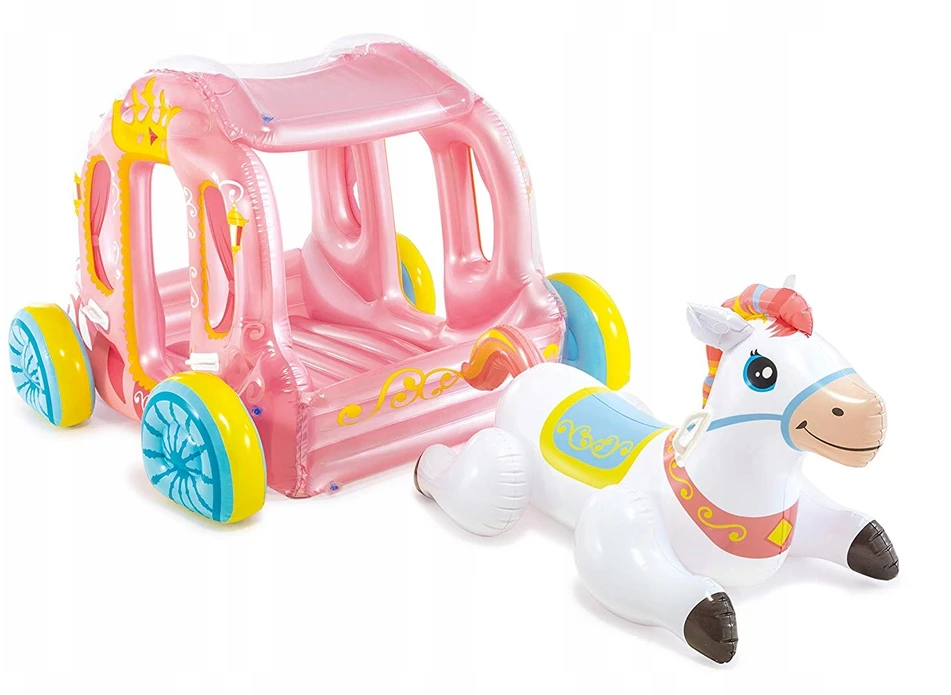 Intex Princess Carriage Pripučiamas 56514NP Rožinė