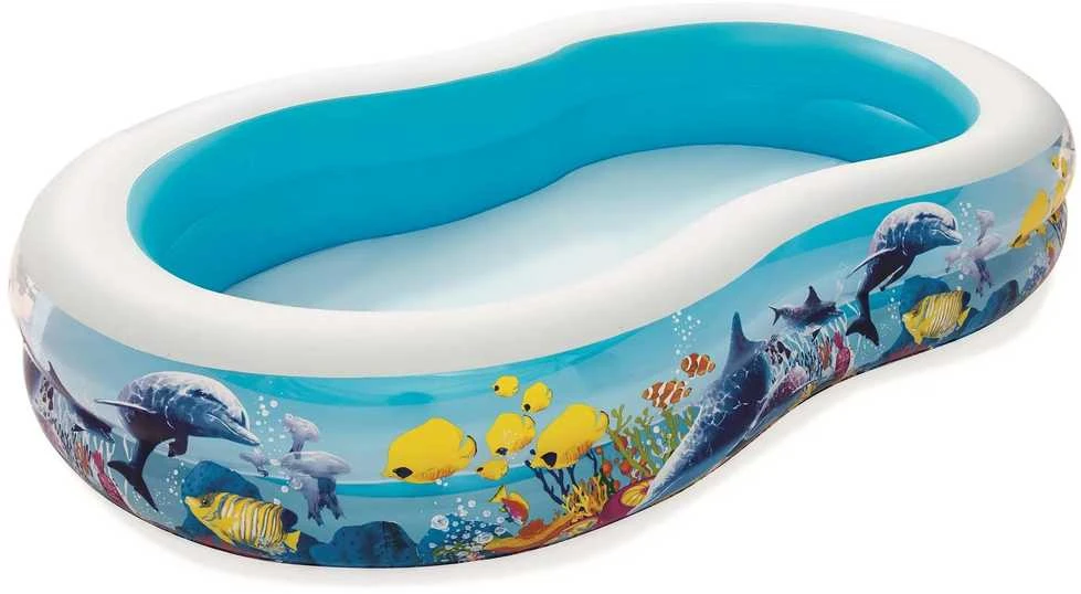 Bestway pripučiamas baseinas Koralinis rifas 262x157x46cm (54118)