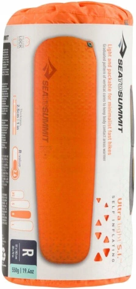 Prisipučiantis kilimėlis Sea To Summit Ultra Light Self Inflating Mat Regular
