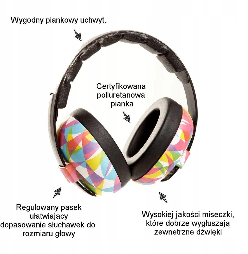 Prism BANZ triukšmą slopinančios ausinės su apsauginėmis ausinėmis vaikams iki 3 metų