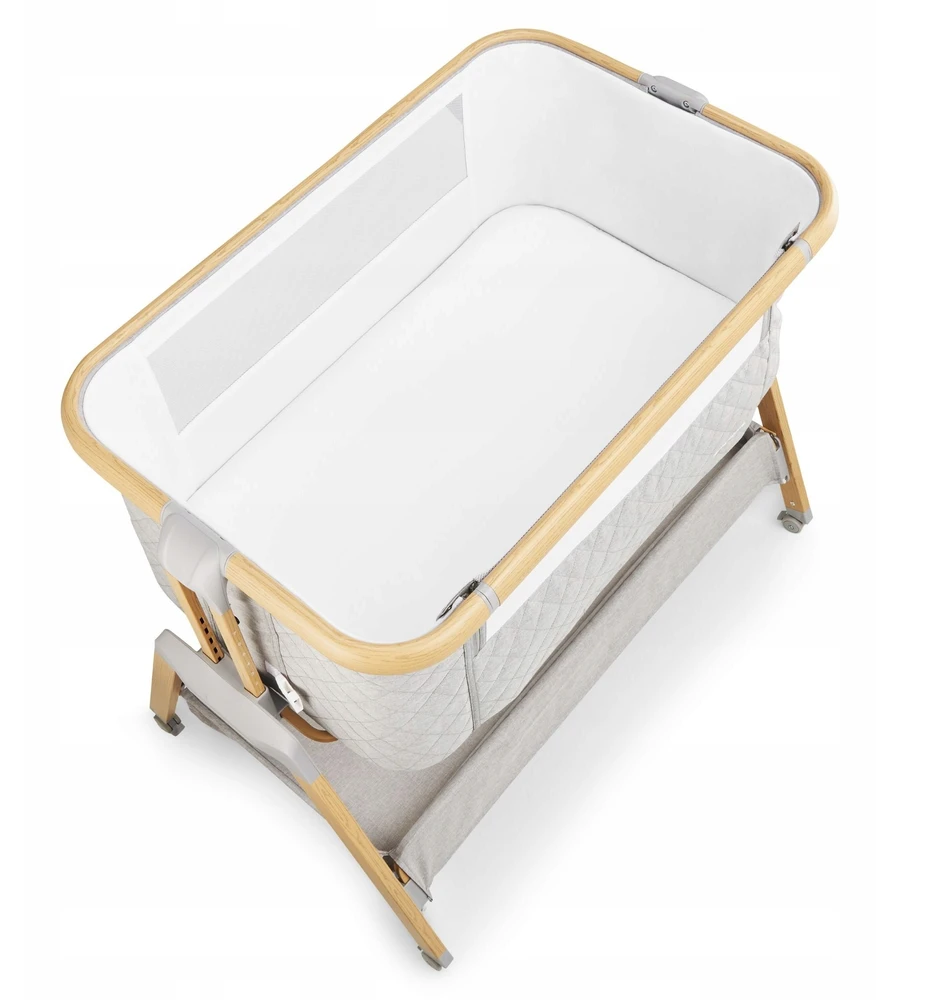 Pristumiama ir kelioninė lovytė Moby-System 3 viename, pilka, iki 9kg