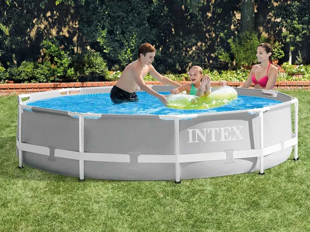 Intex Prism Frame Premium Pool Pilkas, 305x76 cm