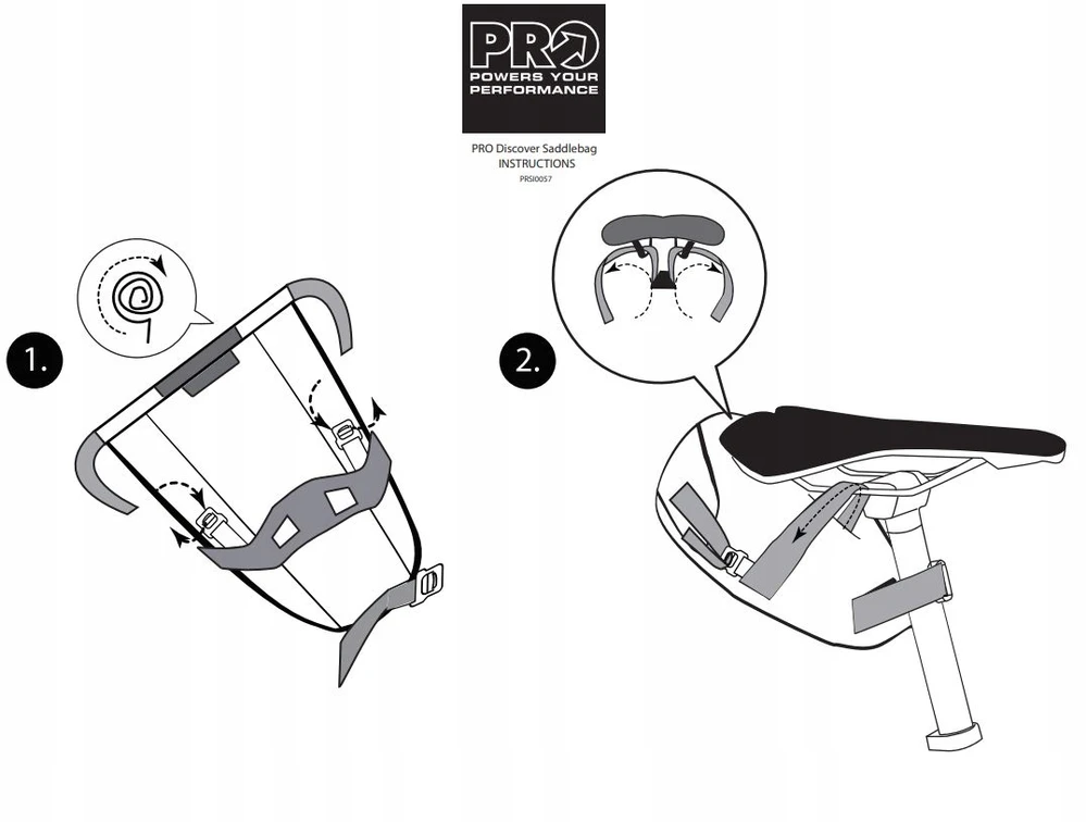 Krepšelis po balnu PRO Discover Gravel Pilkas Tool pack