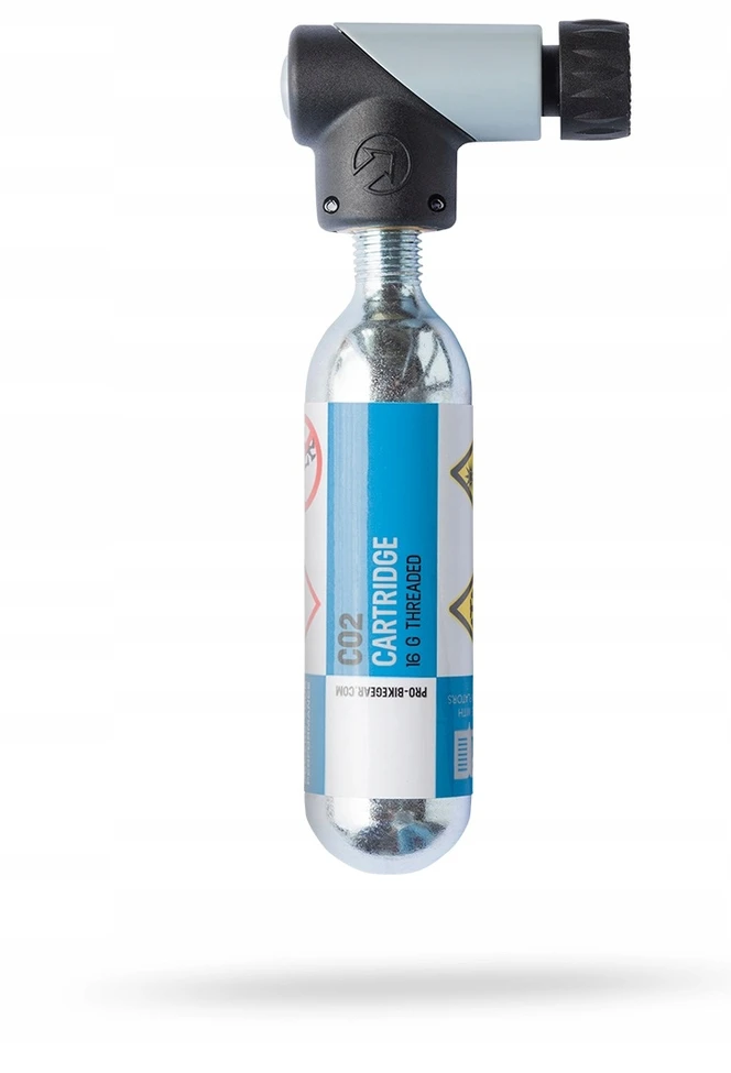 Pompa PRO Micro CO2 Inflator, sidabrinė/juoda