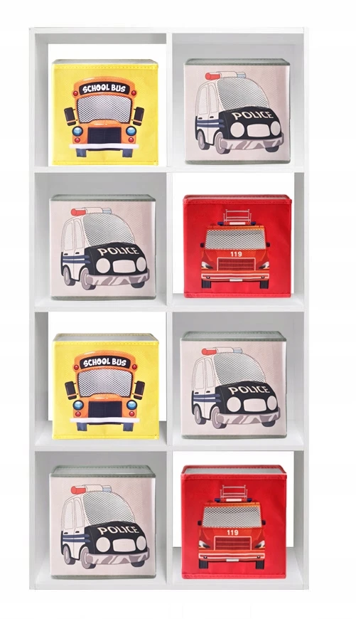 Product Placement PUDEŁKO NA ZABAWKI TEKSTYLNY ORGANIZER POJEMNIK Z MATERIAŁU 20x20x20 CM