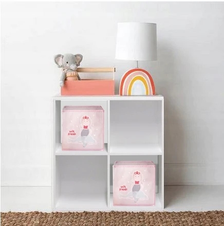 Product Placement PUDEŁKO NA ZABAWKI TEKSTYLNY ORGANIZER POJEMNIK Z MATERIAŁU 20x20x20 CM