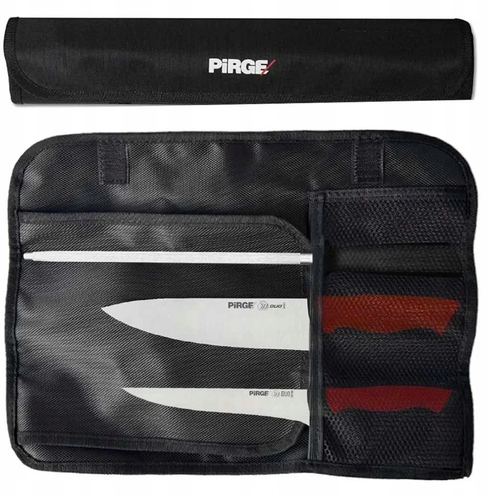 Profesionalus Pirge Gastro peilių krepšys, skirtas 4 peiliams