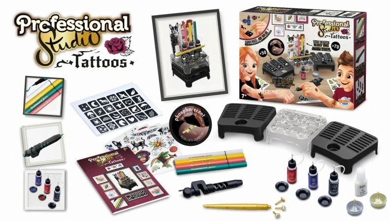 Buki France Profesionali tatuiruočių studija vaikams, 65 priedai