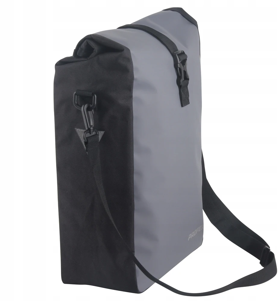 Profex WATERPROOF Bicycle Pannier 15L SIDE Dviračio Krepšys Pilka